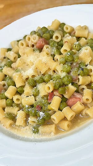 Pasta e Piselli – Italian pasta with peas