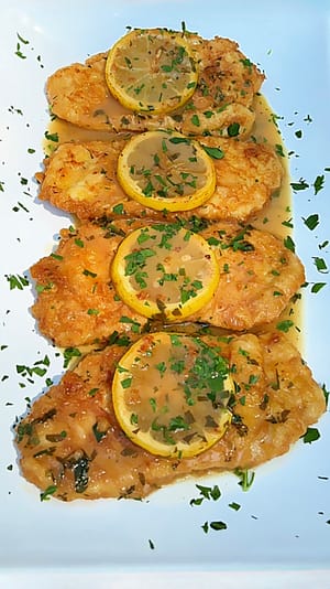 chicken francese with lemon white wine sauce