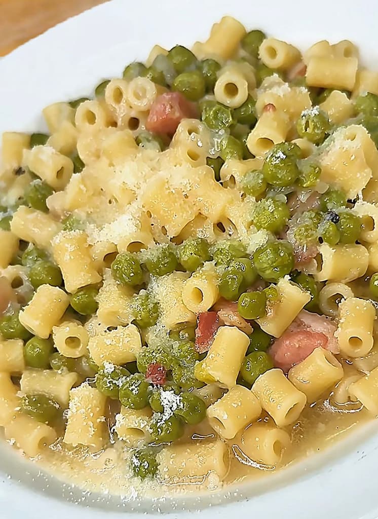Pasta e Piselli – Italian pasta with peas